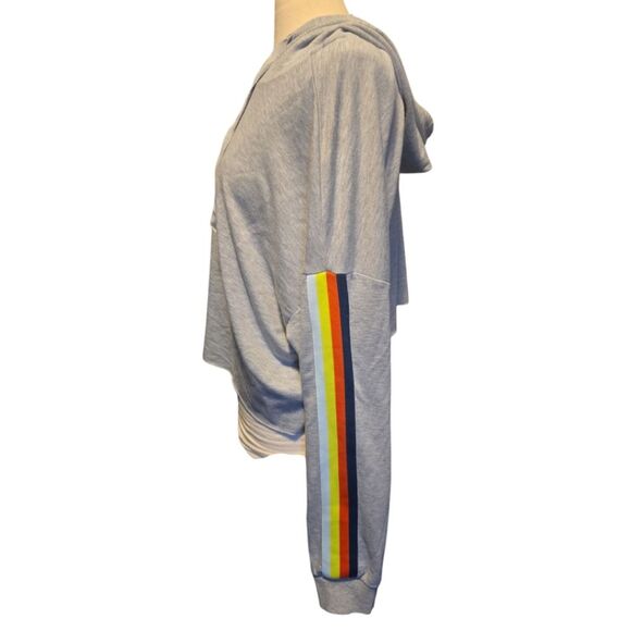 Wild Fable Gray Cropped Hoodie - XL - Picture 3 of 7